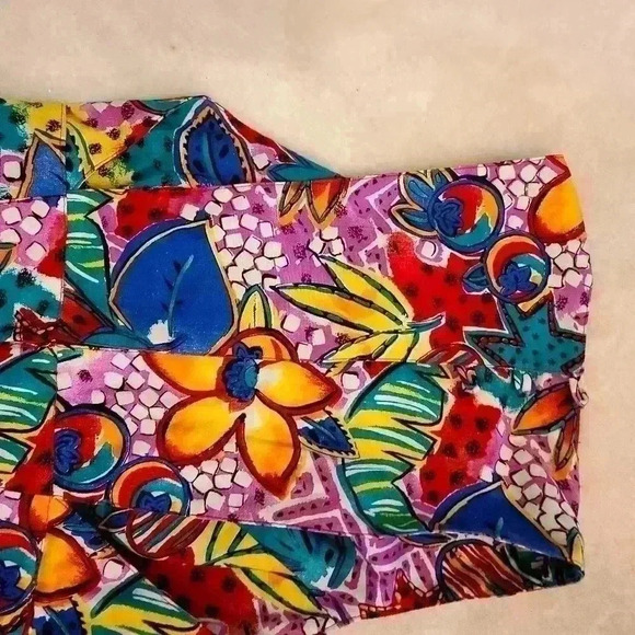 Vintage 90s Floral Print Maxi Dress - Picture 5 of 9